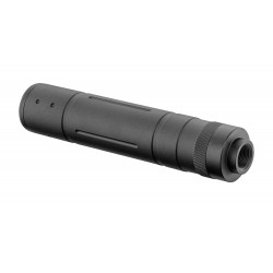 Silenciador universal 14mm negro 150mm
